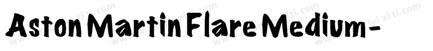 Aston Martin Flare Medium字体转换
